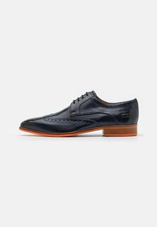 Элегантные туфли на шнуровке Lewis 3 Melvin &amp; Hamilton, цвет marine/tan/orange