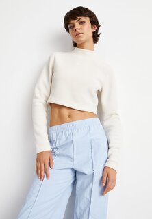 Флисовая толстовка Crop Nike, цвет orewood/sail