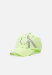 Кепка Slanted Monogram Unisex Calvin Klein Jeans, цвет sharp green