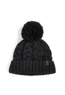 Шапка Knitted Pom Hat Next, цвет grey