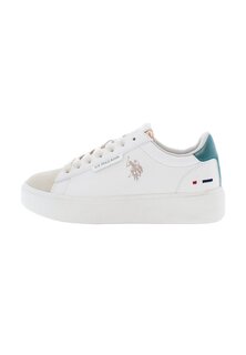 Низкие кроссовки Ashley U.S. Polo Assn., цвет bianco turchese