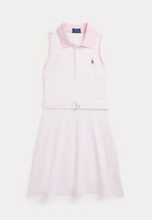 Летнее платье Oxford Day Dress Polo Ralph Lauren, цвет carmel pink/white