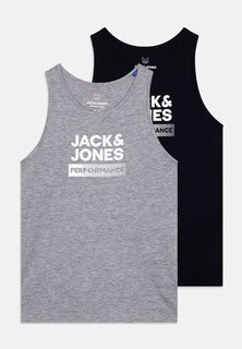 Верх Jcoz Sport Logo Tank Top 2 Pack Jack &amp; Jones, цвет navy blazer/white