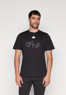 Футболка с принтом Graphic Print Tee adidas Sportswear, черный
