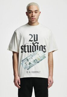 Футболка с принтом Razor 2Y Studios, цвет off white