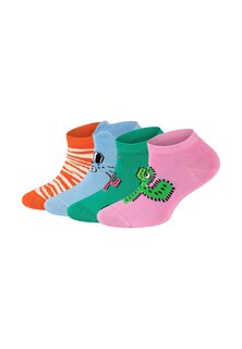 Носки 4-Pack Low Cat-Cactus Happy Socks, мультиколор