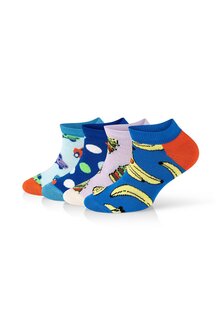 Носки 4-Pack Unisex Car-Lunch Time Happy Socks, мультиколор