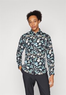 Классическая рубашка Jprblaexpress Flower Print Shirt Jack &amp; Jones, черный