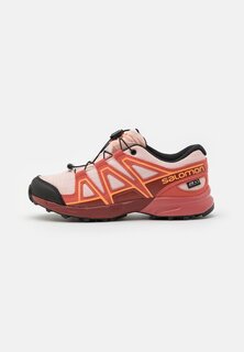 Кроссовки Speedcross Cswp Unisex Salomon, цвет english rose/cow hide/cantaloupe