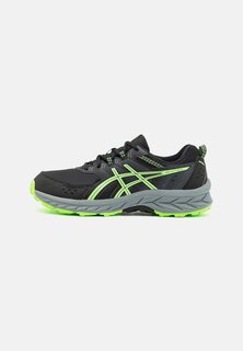 Кроссовки для бега по пересеченной местности Pre-Venture 9 Unisex ASICS, цвет black/illuminate green