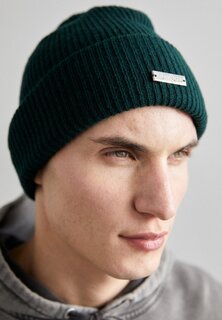 Шапка-бини Han Beanie Unisex Logo Han Kjøbenhavn, цвет dark green