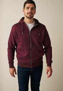 Толстовка на молнии Zip Through Hoodie . Next, цвет burgundy red