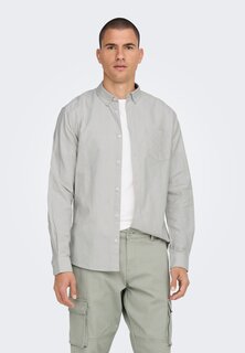 Рубашка Onsalvaro Oxford Shirt Only &amp; Sons, цвет silver lining