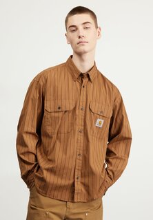 Рубашка Orlean Shirt Carhartt WIP, цвет orlean/hamilton brown/black