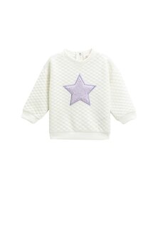 Толстовка Plush Star Applique Detail Crew Neck Koton, цвет ecru