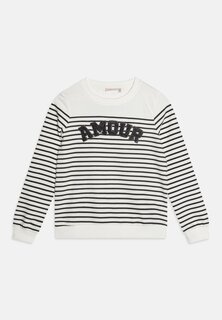 Толстовка Kogfenny Stripe O Neck Kids ONLY, цвет cloud dancer/asphalt