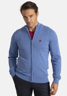 Кардиган Modern Fit Honeycomb Williot, цвет blue melange