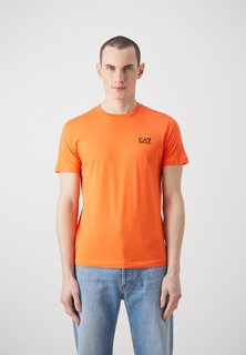 Базовая футболка EA7 Emporio Armani, средний оранжевый