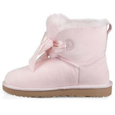 Кроссовки (WMNS) UGG F18 Mini Bow Fleece Lined Pink, розовый