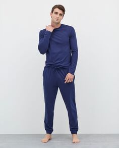 Однотонные пижамные брюки из чистого хлопка для мужчин PRIVACY, серый