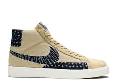 Кроссовки Nike Blazer Mid Sb &apos;Sashiko Pack - Sesame&apos;, коричневый