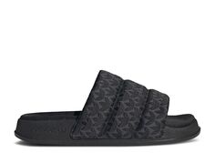 Кроссовки adidas Wmns Adilette Essential Slides &apos;Trefoil Monogram - Black&apos;, черный