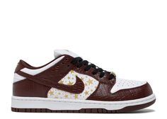 Кроссовки Nike Supreme X Dunk Low Og Sb Qs &apos;Barkroot Brown&apos;, коричневый