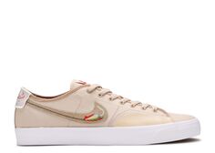 Кроссовки Nike Daan Van Der Linden X Blazer Court Sb &apos;Grain&apos;, коричневый