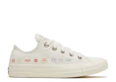 Кроссовки Converse Wmns Chuck Taylor All Star Low &apos;Embroidered Floral - Egret&apos;, белый
