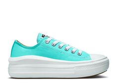 Кроссовки Converse Wmns Chuck Taylor All Star Move Low &apos;Electric Aqua&apos;, зеленый