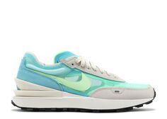 Кроссовки Nike Wmns Waffle One &apos;Bleached Aqua Lime Glow&apos;, зеленый