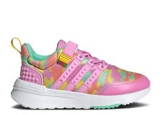 Кроссовки adidas Lego X Racer Tr21 El Little Kid &apos;Digi Camo - Bliss Orchid&apos;, розовый