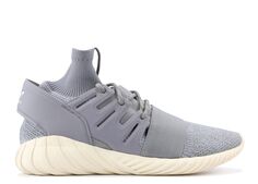 Кроссовки adidas Tubular Doom Primeknit &apos;Medium Solid Grey&apos;, серый