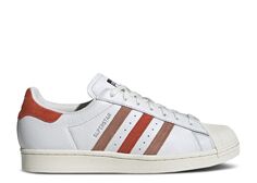 Кроссовки adidas Superstar &apos;Crystal White Preloved Red&apos;, белый