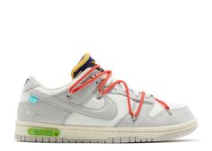 Кроссовки Nike Off-White X Dunk Low &apos;Lot 23 Of 50&apos;, белый