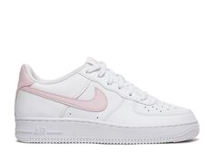 Кроссовки Nike Air Force 1 Gs &apos;White Pink Foam&apos;, белый