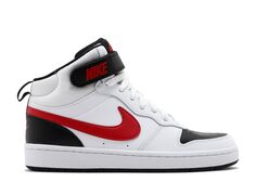 Кроссовки Nike Court Borough Mid 2 Gs &apos;White University Red&apos;, белый