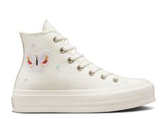 Кроссовки Converse Wmns Chuck Taylor All Star Lift Platform High &apos;Butterfly Wings&apos;, белый