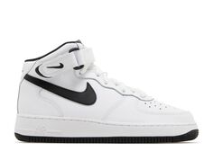 Кроссовки Nike Air Force 1 Mid Le Gs &apos;White Black&apos;, белый