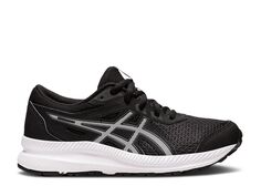 Кроссовки ASICS Contend 8 Gs &apos;Black White&apos;, черный