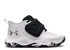 Кроссовки Under Armour Zone Bb 2 Gs &apos;White Black&apos;, белый