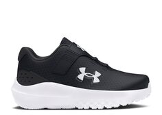 Кроссовки Under Armour Surge 4 Ac Td &apos;Black White&apos;, черный