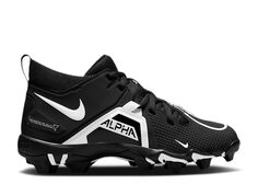 Кроссовки Nike Alpha Menace 3 Shark Gs &apos;Black White&apos;, черный