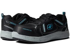 Кроссовки SKECHERS Work Summits SR - Jaily Comp Toe, черный