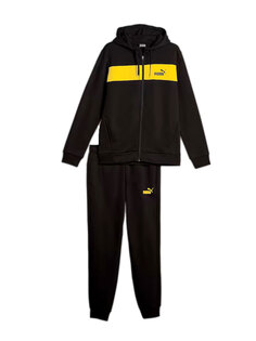 Спортивный костюм Puma на молнии для мальчиков, желтый/черный