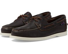 Топсайдеры Sebago Dockside Portland, цвет Dark Brown/Brown Dark