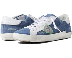 Кроссовки Philippe Model PRSX Low Sneaker, цвет Canvas Vintage/Bleu Blanc