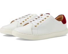 Кроссовки Jack Rogers Rory Sneaker Velvet, цвет White/Bordeaux