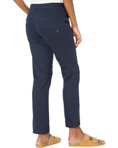 Брюки Prana Kayla Crop Chinos, цвет Indie Blue