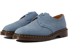 Оксфорды Dr. Martens 1461 Nubuck Shoes, цвет Blue Savannah Nubuck